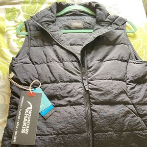 New Black Mountain Khakis Vest Size XS